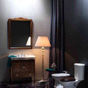 ארון אמבטיה מעץ מלא